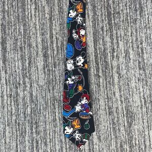 Disney Balancine Inc The‎ Tie Works Mickey Mouse Golf Sports Tie 100% Silk